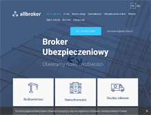 Tablet Screenshot of allbroker.pl